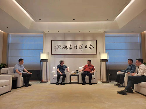 上海极速电竞集团总经理张世洪一行赴山西企业走访座谈(图1)